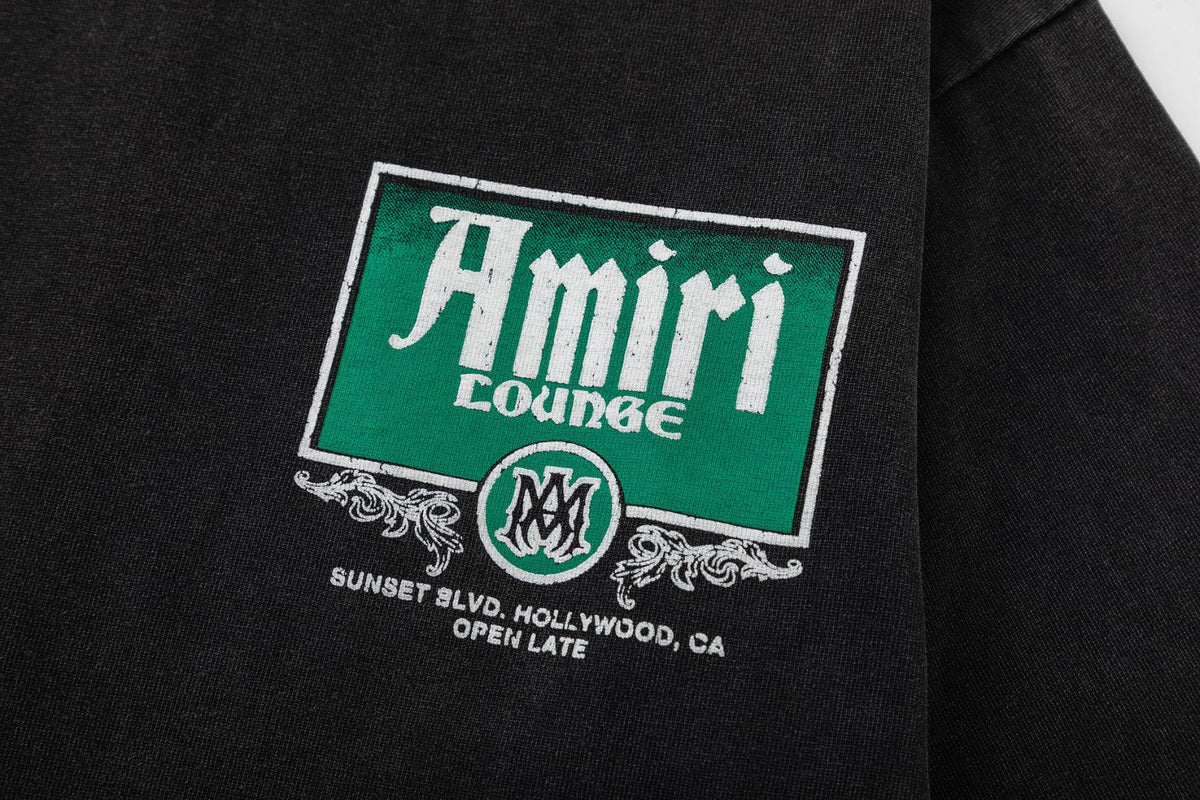 AMRI Lounge Crystal Embellished Cotton Graphic T-Shirt