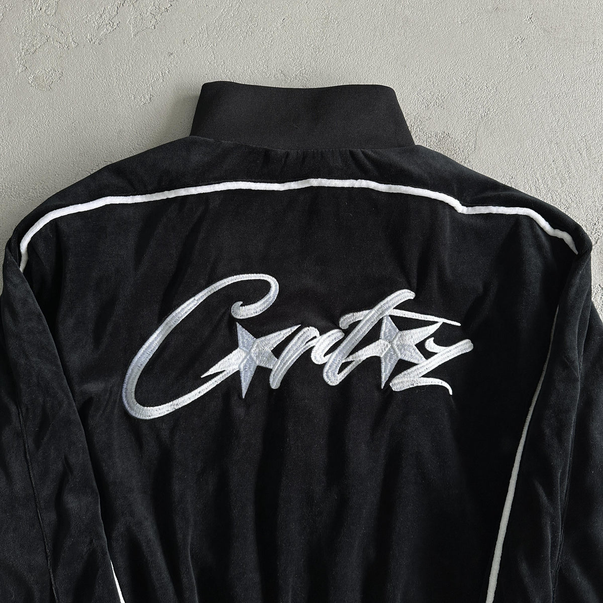 Corteiz Velvet Trackset Black