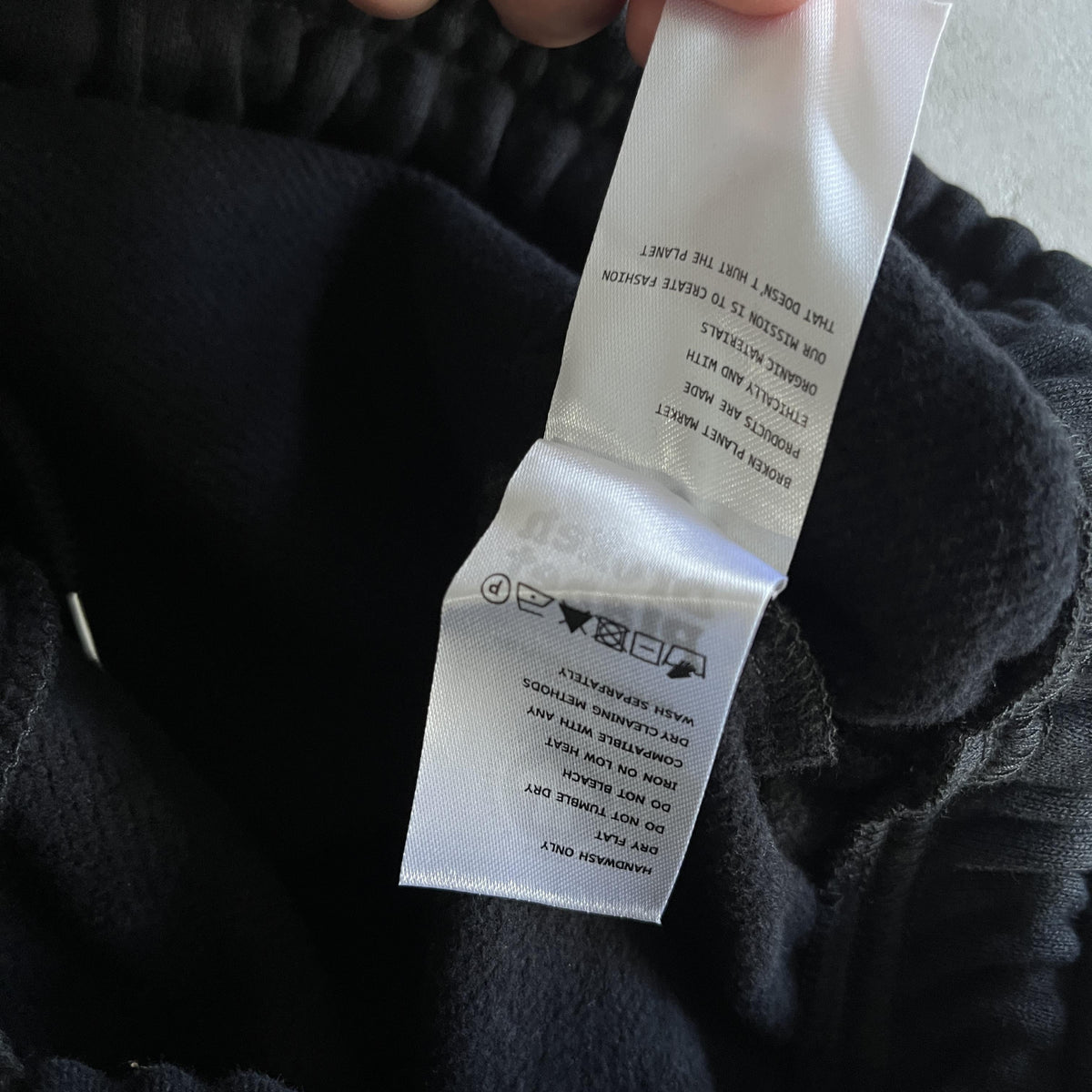 Broken P Staight Leg Sweatpants Black
