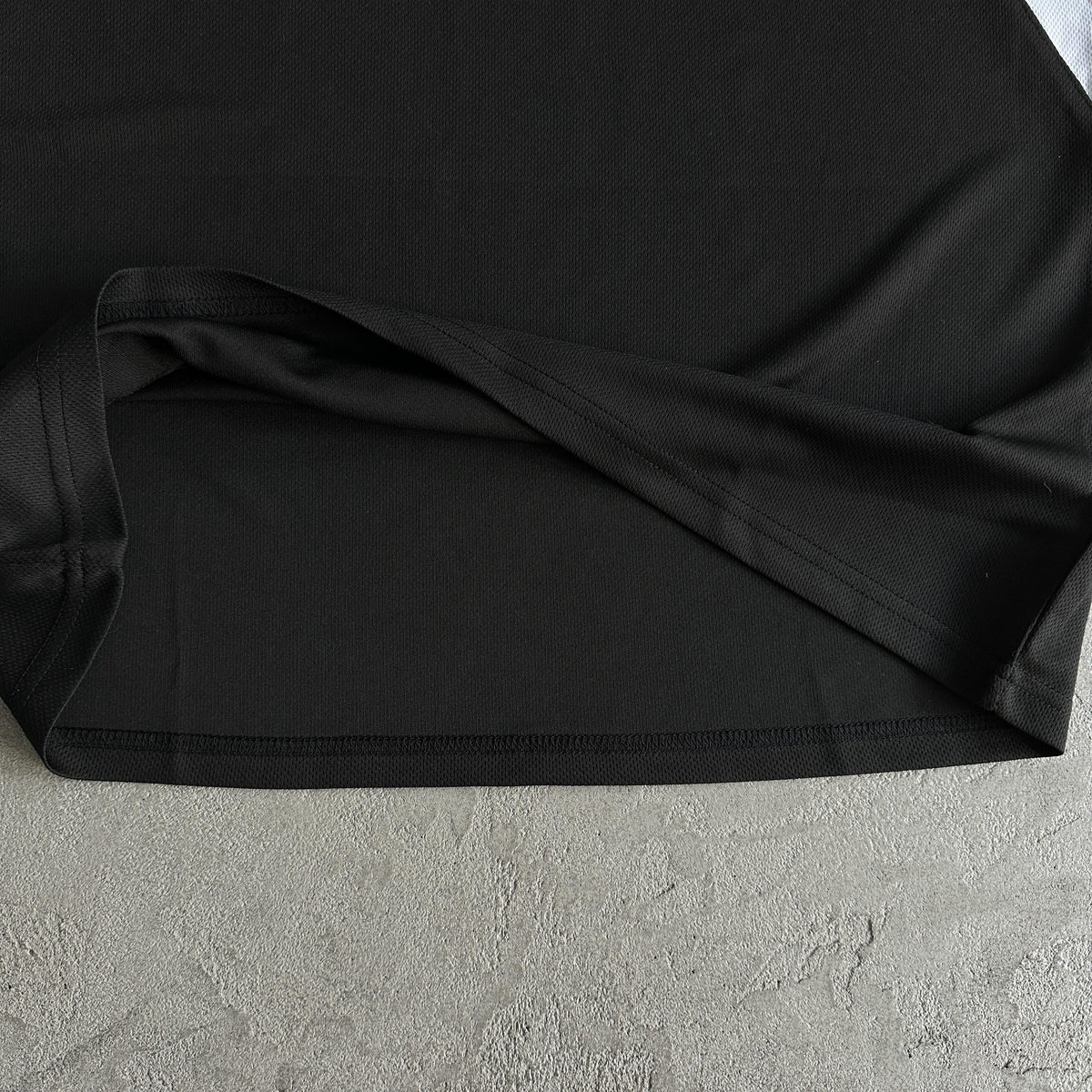 Corteiz Panel Jersey-Black