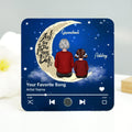 Grandma & Grandkid I Love You To The Moon And Back Personalized Music Fridge Magnet, Heartfelt Gift For Grandma, Grandkids, Granddaughter, Grandson